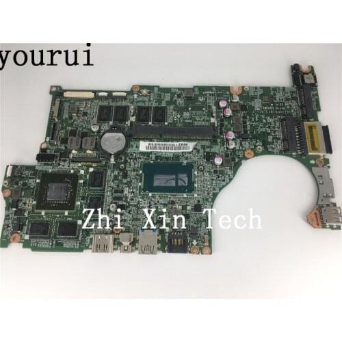 Yourui NBMQ711002 NB.MQ711002 For Acer Aspire V5-573 V5-573G Laptop Motherboard DAZRQMB18F0 SR1EF i5-4210u CPU 100% Tested ok