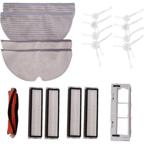 Vacuum Cleaners Parts for Xiaomi Dreame D9 Robot Mop Cloth Replacement Main Brush Side Brushes HEPA Filter