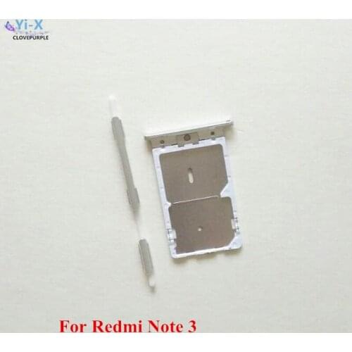 1Set New Side Power Volume Buttons + SIM Card Tray Holder for Xiaomi Redmi Note 3 / Pro Housing Case Key Replacement Part
