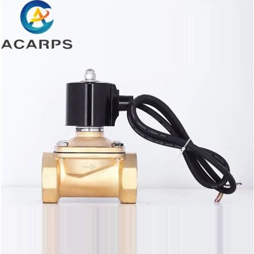 2" Brass Underwater Solenoid Valve Fountain Solenoid Valve Water Valve 220V 110V 24V 12V