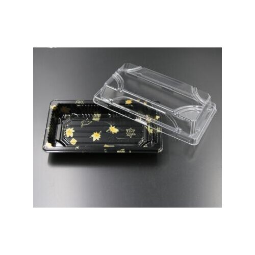 200 sets Japanese-style Clear Plastic Lunch Box Dinnerware Boxes Disposable Food Container Sushi Box Take Away lin4936