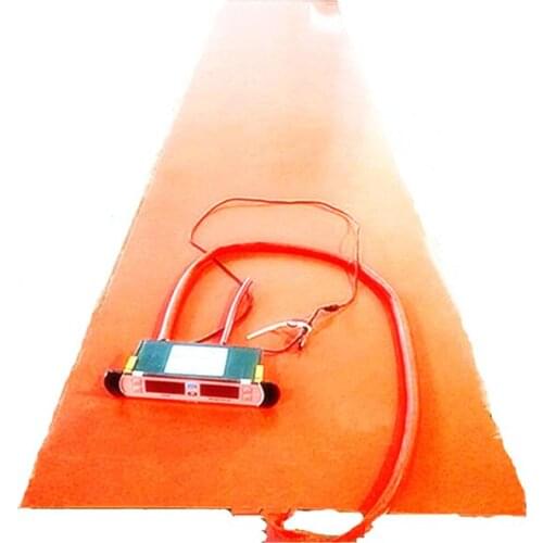 220v 3000w 450*2160*1.5mm Silicone Rubber Ski Press Heater digital thermostat on wire 1500mm lead wire out from middle of short