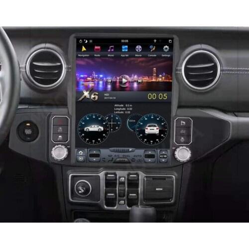 Android 9 13.6 GPS Car Multimedia Player For JEEP Wrangler 2018 2019 2020 2021 1920*1080 Car Radio Autoradio Auto AC CARPLAY