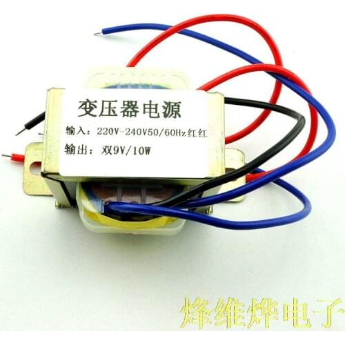 Free shipping 10W dual 9V 10W2 * 9V power adapter input : 220V50Hz / Output : Two 9V