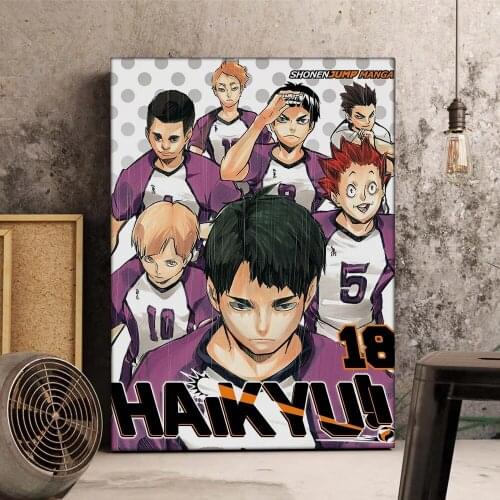 Home Decoration Anime Poster Volleyball Boy Hd Prints Painting Pictures Wall Art Modular Canvas Modern Poster For Living Room