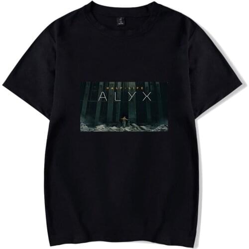 Game Half Life Series Half-Life:Alyx Print T-shirt Women/Men Clothes Hot Sale Tops Short Sleeve T Shirt