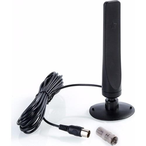 Hengshanlao 900 Miles 30dBi Indoor HD Digital TV Antenna DVB-T2 Freeview Booster Satellite Antenna Receiver Free Shipping