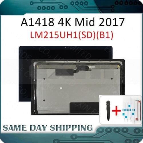 Mid 2017 New for Apple iMac 21.5'' A1418 4K LCD Screen Display w/ Glass Full Assembly LM215UH1(SD)(B1) EMC3069 MNDY2 MNE02