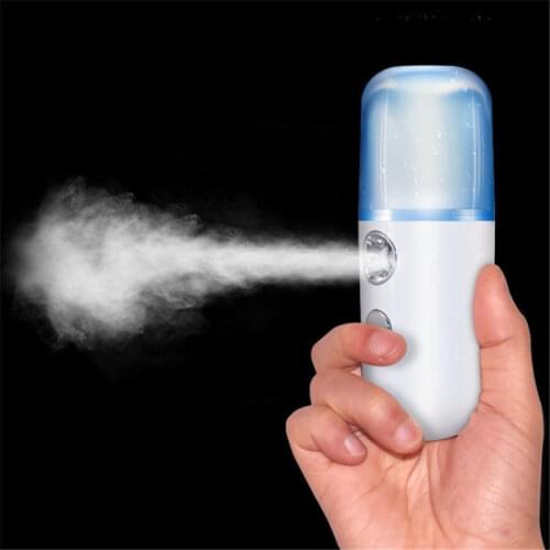 30ML Mini Nano Mist Facial Sprayer USB Nebulizer Face Steamer Humidifier Hydrating Skin Moisturizing Women Beauty Skin Care Tool