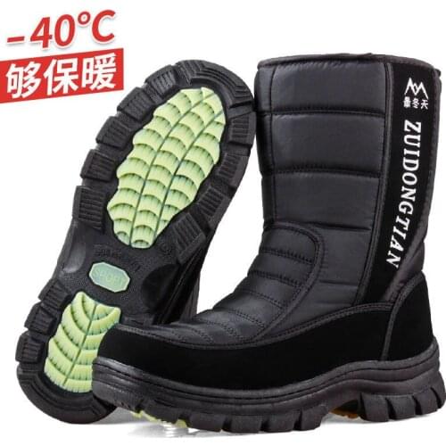 Men Shoes Winter Mens Boots Antiskid Mens Boots Soled Botas Chaussure Homme