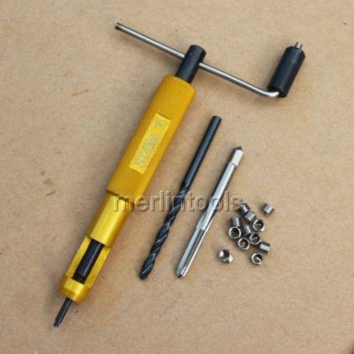Coil Thread Repair Kit M4 x 0.7 Drill and Tap Insertion Tool