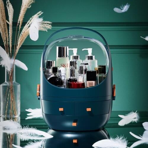 New Make Up Organizer Bathroom Cosmetic Storage Box Lipstick Container Waterproof Drawer Makeup Organizer organizador maquillaje