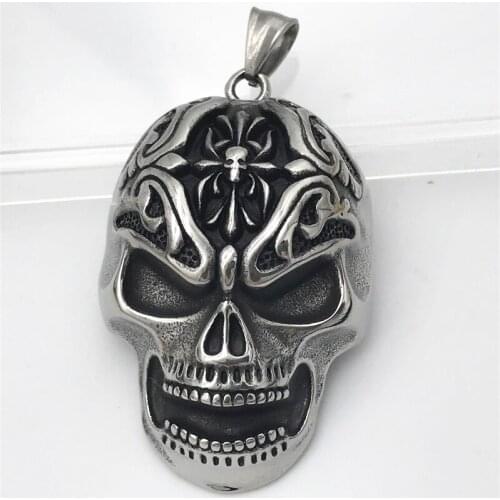 New style men 316 stainless steel pendant Send leather rope necklace