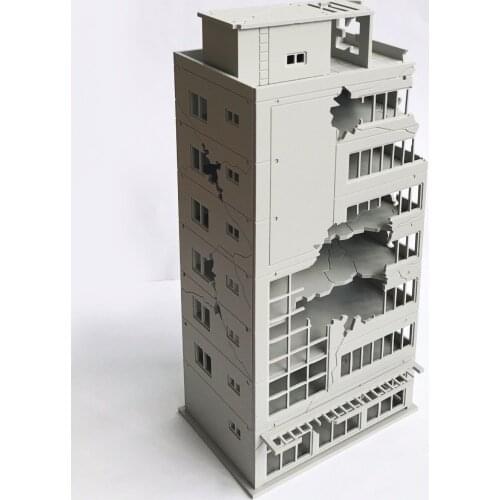 Outland Models City Ruin Building Damaged Abandoned Mall N Scale Railway Scenery