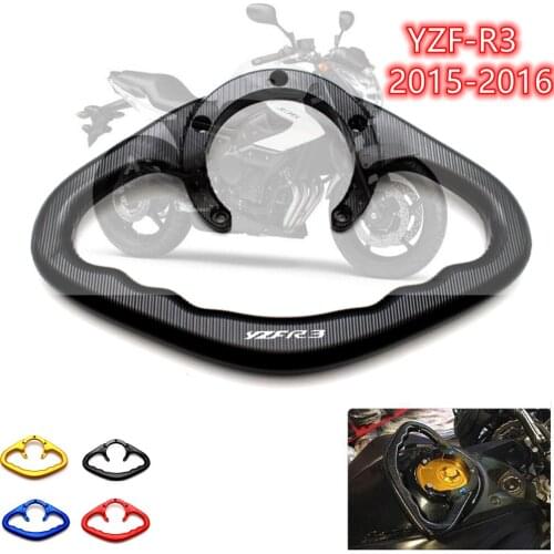 Suitable For Yamaha YZF-R3 2015-2016 Motorcycle Accessories CNC Passenger Fuel Tank Armrest Hot Sale 2021