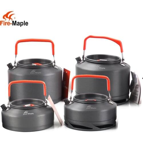 Fire Maple Cookware Water Kettle Aluminum Portable Coffee Pot Water Kettle Teapot with Mesh Bag For Travel Camping