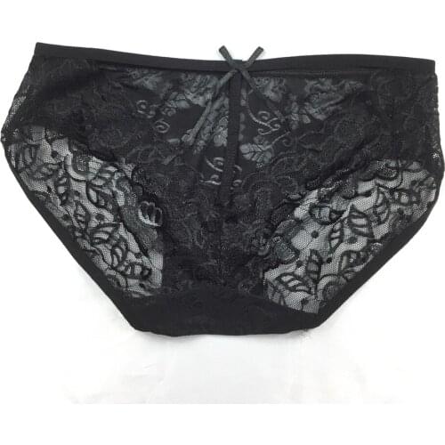 Ice silk breathable transparent panties sexy panties 30125