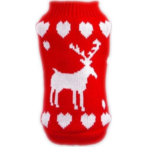 Warm Chihuahua Puppuy Dog Sweater Winter Pet Clothes for Small Dogs Yorkshire Dachshund Cat Pullover Mascotas Clothing Costume