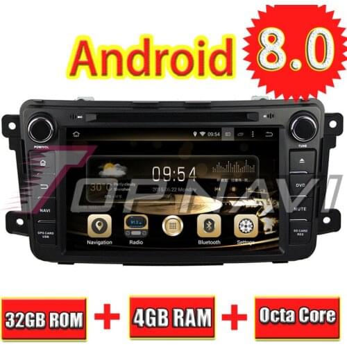 TOPNAVI 7'' Oocta Core Android 8.0 Car DVD Player for MAZDA CX-9 2007- Autoradio GPS Navigation Audio Stereo 4+32G Double Din