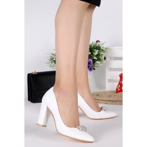 Ayakland 137029-2206 37 Skin Gemstone 8 Cm heel Ladies Shoes Women shoe heel , Women pumps, shoes on heels , high heel shoes