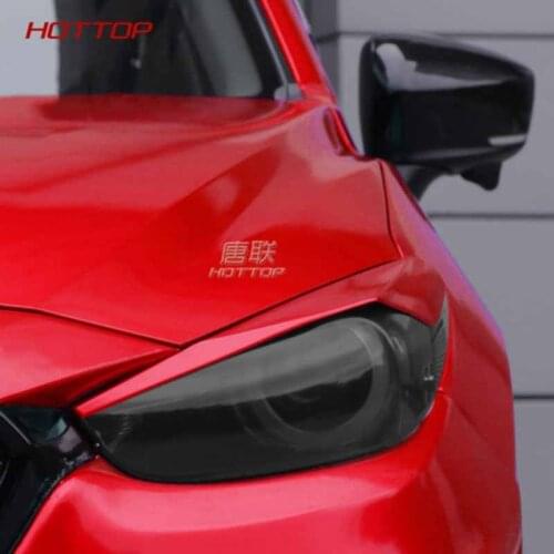 4 colour Car Headlight Eyebrows Eyelids Cover For mazda 3 2017-2018