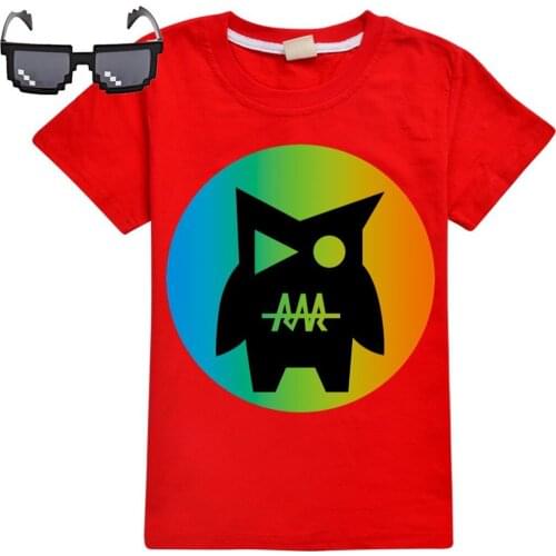 Kids Team RAR T-shirt Boys Summer Clothes Girl Casual Tops Creeper Cosplay Christmas Shirt Short Sleeve Tee Childrens Clothing