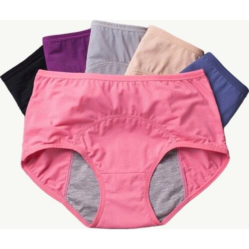 Leak Proof Menstrual Period Panties Women Underwear Physiological Pants Health Seamless High Waist Warm Breathable Briefs