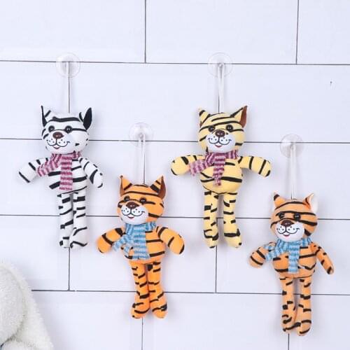 1PC Cute New 2022 Year 17CM Tiger Stuffed Plush ToyPendant Gift Keychain Plush Toy Doll