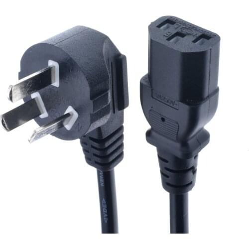 China General Power cord,China to C13 Power supply cables, Computer CCCs Power cables,110~250VAC 10~15A,1.5m