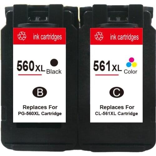 Einkshop PG560 CL561 PG-560 PG 560 CL-561 Ink Cartridge For Canon TS7450 TS7451 TS 7450 TS5350 TS5351 TS5352 printer