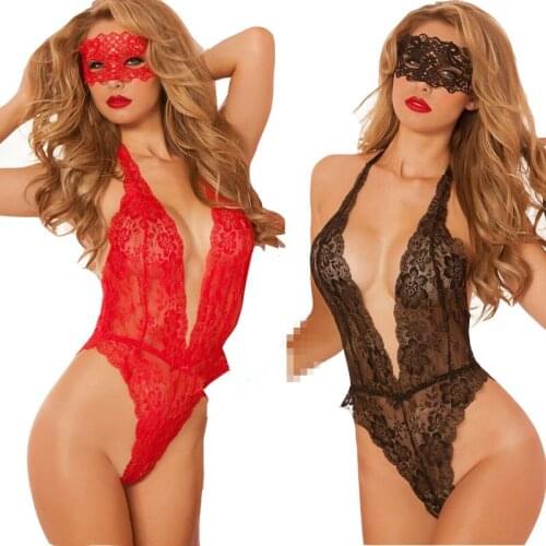 Hot sale 1 pc Female Office Lady Uniform Lingerie Striped Bra Set Women Sexy intimates Lingerie Bodydoll Sleepwear Lace Dress