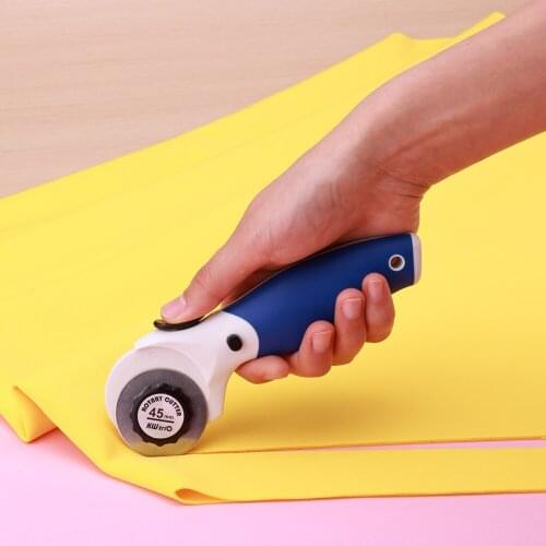 Leather tools 45mm Rotary Cutter Leather Cutting Tool Fabric Cutter Circular Blade DIY Patchwork Sewing Quilting Fit Cut