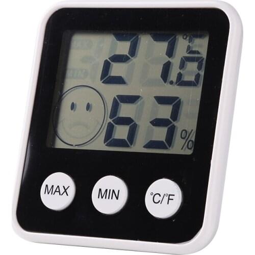 Mini Indoor Hanging Thermometer Hygrometer Accurate Digital Temperature Sensor Humidity Hygrometer Office Home Gauge Tool
