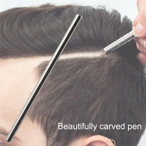 1Pcs Hairstyle Engraved Pen+10Pcs Blades Professional Hair Trimmers Hair Styling Eyebrows Shaving Salon DIY Hairstyle Accessory