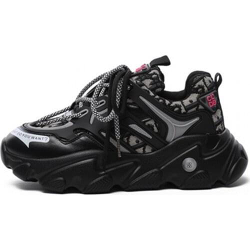 RASMEUP Genuine Leather Womens Platform Sneakers 2020 Fashion Women Breathable Casual Shoes Ladies Trainers autumn Footwear