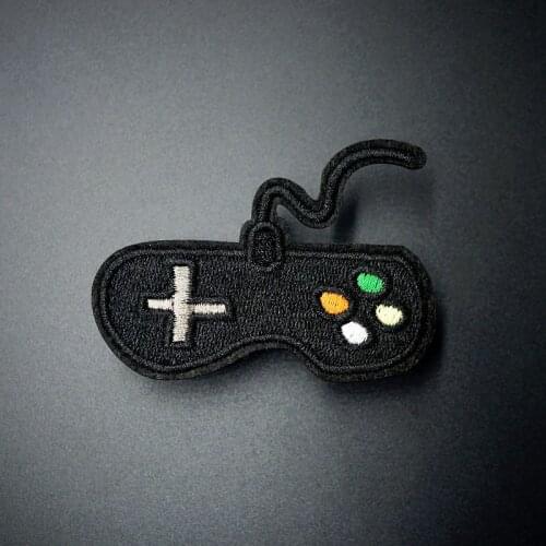 Game Handle Size:5x7.2cm DIY Cloth Badges Mend Decorate Iron On Patch Clothes Apparel Sewing Decoration Applique Sew On Patches