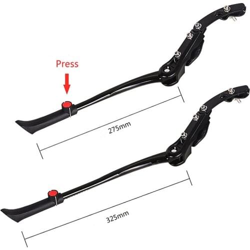 Adjustable Bicycle Kickstand Aluminum Replacement Bike Side Holder Stand Parking Leg for Mountain Bike Road Bicycle Part