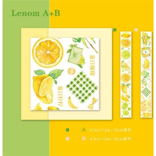 2M Roll NEW Washi Tape Set Adhesive DIY Scrapbooking Decoration Character Scene Sticker Bullet Journal Masking Tapes Paper B