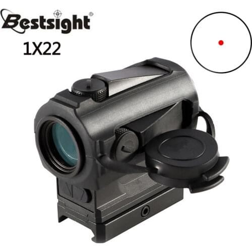 Tactical SPARC 1X22 Red Dot Sight Optical Sight Collimator Sight Fit 20mm Rail Mount Riflescope For.308 Airsoft Gun caça
