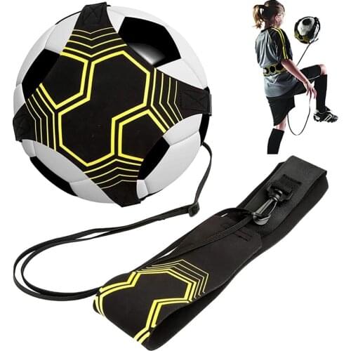 Adult Youth Soccer Ball Juggle Bags Auxiliary Circling Belt Kids Football Training Equipment Solo Soccer Trainer Football Kick