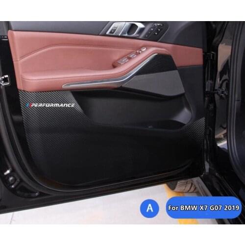 Car Door Protectors Cover Anti Kicking Mat Pad For BMW X7 G07 2019 2020 Interior Accessories