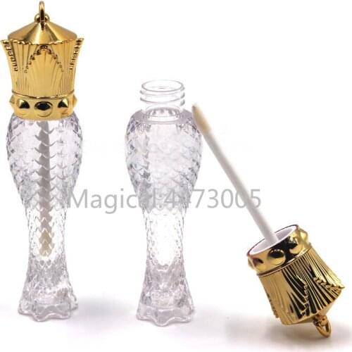 10/30/50pcs Empty Beauty Shape Lip Gloss Tube Lips Balm Bottle Brush Container Mini Refillable Bottle Lipgloss Tube