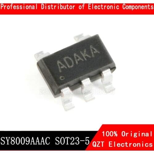 10pcs/lot SY8009AAAC SY8009A SY8009 SOT23-5 1.5A ADJ DC-DC buck regulator new and original In Stock