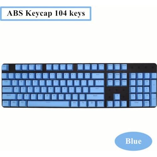 104 Keys ABS Backlight Keycap Universal Axis For Ikbc Cherry MX Annie Mechanical Keyboard(Only Keycap No Keyboard)