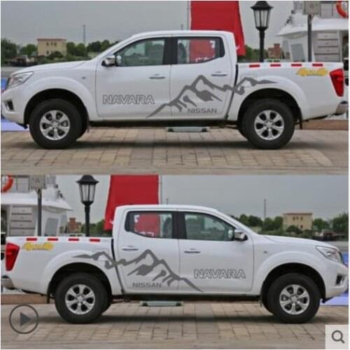 For Nissan NVAVRA car stickers pull flowers pickup truck car decoration modified vehicle full car stickers
