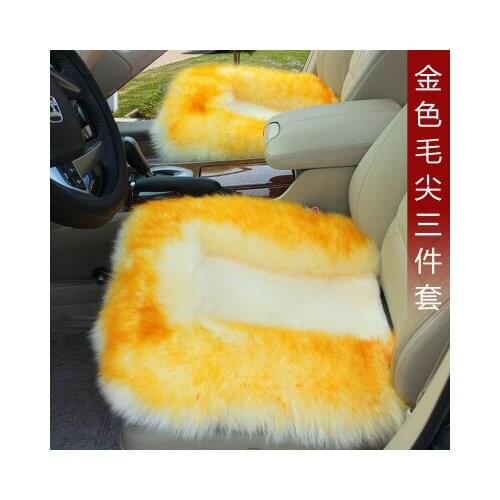 Automobile wool mats single pad car seat covers cushion for Agila Vectra Zafira Astra GTC PAGANI ZONDA SAAB Spyker RAM HUMMER CC