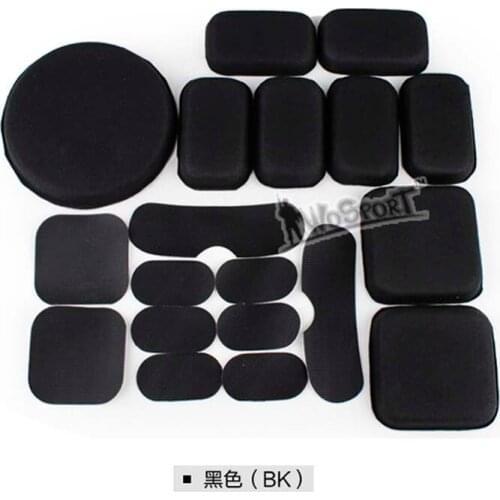 Free Shipping Outdoor New Airsoft Tactical Fast MICH Helmet Replacement EVA Pad Protective Foam Pad Set 19pcs