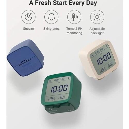 Xiaomi bluetooth alarm clock temperature and humidity monitoring nightlight 3 in 1 intelligent multi-function back light electro