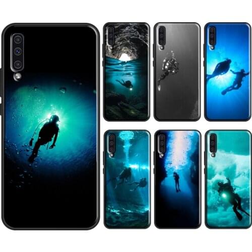 Scuba Diving Diver For Samsung Galaxy A51 A71 A31 A41 A10 A30 A50 A70 A52 M31 A20e A21S A12 M31S Phone Cover