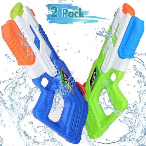 Childrens Water Gun 2Pcs Super Spray Big Size Gun Water Pistol High Capacity Swimming Pool Beach Water Toys for Boys and Girls